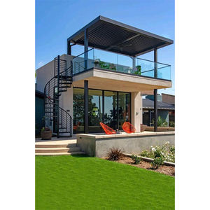 เพอร์โกลาระแนงบังแดดแบบปรับได้ด้วยมอเตอร์ไฟฟ้า รุ่นทันสมัย สำหรับกลางแจ้ง ขนาด 3x3 3x4 4x4 6x4  ทำจากอลูมิเนียมอัลลอยด์ ป้องกันแดดและฝน เป็นมิตรกับสิ่งแวดล้อม - Product Image 5