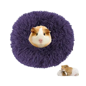 New Design Multi Colors Super Soft Pet Mat Bed Super Soft Pet Bed Kennel Dog Round Cat Winter Donut Calming Pet Bed