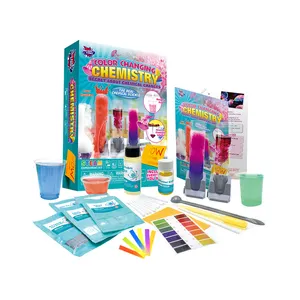 Nouvel arrivage Meilleure vente Jouets scientifiques éducatifs pour enfants jouant à la couleur changeante Jouets scientifiques chimiques