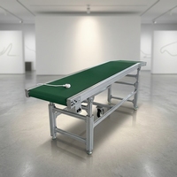 Bande transporteuse sanitaire en PU JINGBEI pour ligne d'emballage, anti-adhésive, à vitesse réglable, pour la manutention de vaisselle jetable