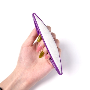 Lime à ongles en peau de chamois courbée, brosse de polissage en cuir de mouton, outil de manucure pour l'éclat et le lustrage des ongles, pour salon et soins des ongles - Product Image 1
