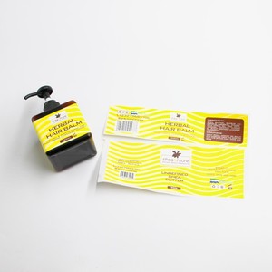 Tùy chỉnh dán mặt Kem dầu gội chai Nhãn dán nhãn dán không thấm nước cho mỹ phẩm đóng gói PP Vinyl logo nhãn - Product Image 4