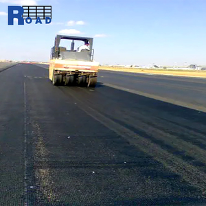 Bitum lớp phủ sỏi lát sợi thủy tinh geogrid nhựa đường gia cố sợi thủy tinh geogrid giá - Product Image 5