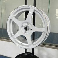 Rines Deportivos Ligeros de Aleación Monobloque 5x114.3 ET35, Fabricados en Fábrica, con Cinco Radios para Autos de Pasajeros