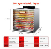 Déshydrateur d'aliments commercial électrique à 20 plateaux séchoir à légumes vente en gros