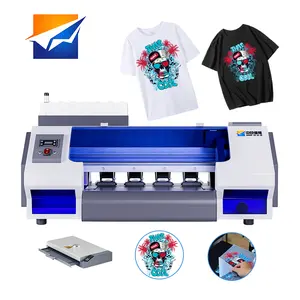 ZYJJ Hot Sales 2 print Head 30CM Pet Film XP600 DTF Printer for Tshirt Printing