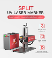 Marqueur de bureau JPT 3W 5W 10W Machine de marquage laser UV 3D pour résine plastique bois papier marquage refroidissement air/eau de haute précision