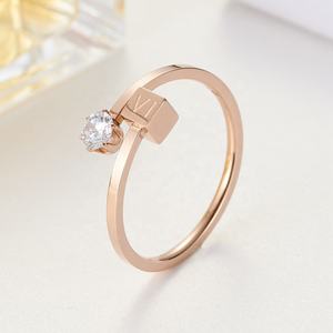 Anillo de Dedo Elegante Hecho a Medida, Hermoso Anillo de Moda para Mujer, Anillo Vaginal de Oro Rosa - Product Image 2