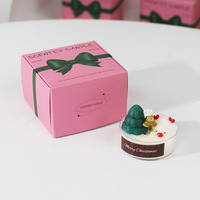Bougie de Noël fantaisie de haute qualité pour le jour de Noël, cadeaux peints décoratifs pour les fêtes et les fêtes de fin d'année, cadeaux de Noël pour la maison