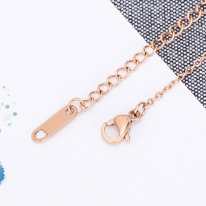 Collier pendentif boule en acier inoxydable pour femme, design géométrique, plaqué or 18 carats, chaîne de clavicule, bijou cadeau - Product Image 4
