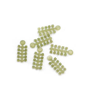 थोक की एक बड़ी संख्या कार्प सामान सफेद स्पष्ट सिलिकॉन सिलिकॉन रबर डाट के छल्ले स्पेसर मोती है। - Product Image 6