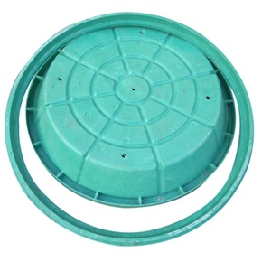 BMC SMC 복합 플라스틱 잔디 분지 잘 OEM ODM 맞춤형 잔디 잔디 맨홀 커버 - Product Image 1