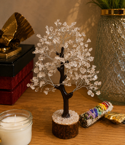 Wholesale Clear Quartz Beads <b>Tree</b> 300 Beads Natural <b>Crystal</b> Decorative <b>Tree</b> for Interior Decoration Display Collection Bulk - Product Image 1