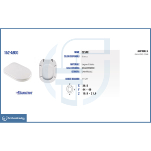 Copriwater per anziani Cesar, design chiuso per comfort e praticità - Product Image 2