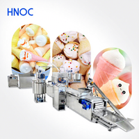 Ligne de production automatique de bonbons en coton HNOC, machine à fabriquer des guimauves fourrées, 3500 kg, acier inoxydable 304