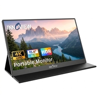 InnoView 15.6 Inch Portable Gaming Monitor Dual Type C Mini Ports Compatible With Game Consoles