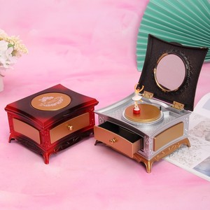 Creative Classic Dressing Table <b>Music</b> <b>Box</b> With Rotating Dancing Girl And Mirror Drawer For Girls Birthday Gift - Product Image 2