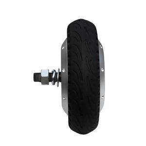 ZLTECH 10 pulgadas 24V 48V 48V 800W 40N <span class=keywords><strong>m</strong></span> 300kg de carga sin escobillas AGV DC de cubo de rueda servo motor 4096 cable codificador magnético para carretilla elevadora - Product Image 1