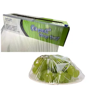 Película de pvc transparente para alimentos, rollo de material de embalaje, buen precio