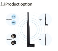 Routeur WIFI externe amovible 5dBi 2.4G 5.8G antenne WIFI double bande pour Android
