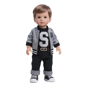 Poupée Reborn Bébé Parlante Personnalisable avec Vêtements, Silicone Réaliste Corps Entier Doux Garçon Nouveau-né, Jouet pour Nourrisson avec Fonction Sonore Ultra-Réaliste - Product Image 2