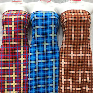 2020 de las mujeres ropa de mono ropa de tejido liso tejido textil de poliéster Material impreso ropa de tela - Product Image 4