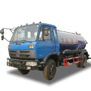 Dongfeng 10m3 vakuum-Schlamm-Abwasser-Absaugungsschlauch Lkw 4x2 6 Räder Abwasser-Abssaugwagen