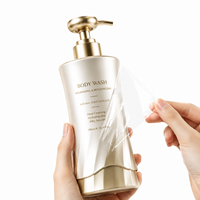 Autocollant de transfert UV de forme personnalisée, autocollants de logo imperméables à forte adhérence pour flacon de parfum, pot de crème, flacon de sérum, boîte à rouge à lèvres