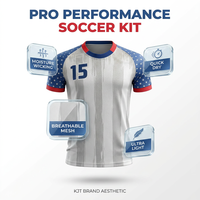 Tenue de football personnalisée avec logo brodé, maillot de football par sublimation, short de football, uniforme de football