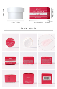 Masque pour les lèvres Quiyum Japan Sakura personnalisé rose, collagène hydratant, exfoliant, masque de beauté pour les lèvres, masque pour les lèvres de nuit - Product Image 6