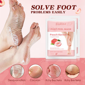 Maschera Esfoliante per Piedi OEM all'Acido Salicilico e Pesca, Trattamento Spa per Pedicure, Cura <span class=keywords><strong>dei</strong></span> Piedi Secchi e <span class=keywords><strong>Talloni</strong></span> Screpolati - Product Image 5