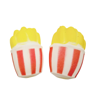 Nouveau jouet à presser réaliste multicolore en forme de frites, en matériau TPR souple, sur le thème alimentaire, jouet anti-stress de la marque ZIMO pour enfants et adultes - Product Image 1