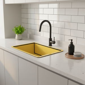 [BAEKJO] ENAMEL 860 BLACK-LINE Enamel Coated SinkBowl with Easy Cleaning Surface for Daily Convenience - Product Image 3