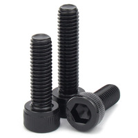 Vis à tête cylindrique à six pans creux DIN912 316L A4 M3 Allen hexagone noir vis à tête cylindrique à six pans creux