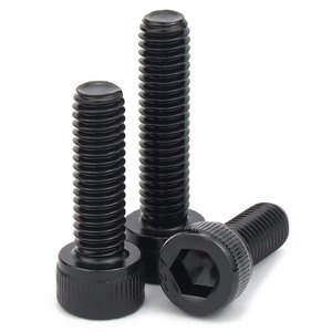 สกรูหัวจม DIN912 316L สกรูหัวหกเหลี่ยมหกเหลี่ยมหกเหลี่ยม M3 A4สีดำหกเหลี่ยม - Product Image 3
