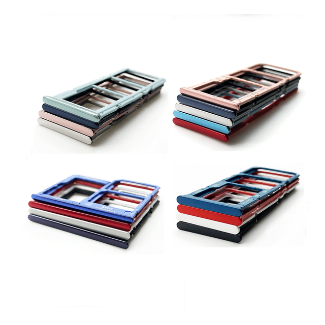 Wholesale SIM Card Holder Tray for Samsung Galaxy A12 A31 A51 A71 Sim Card Tray Mobile Phone Replacement Part