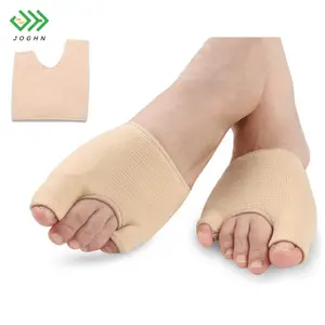 JOGHN ตัวป้องกันนิ้วเท้าซิลิโคน,อุปกรณ์ป้องกันนิ้วเท้าหนังปกป้องเท้าซิลิโคนบรรเทาอาการปวดซิลิโคนสำหรับ Hallux Valgus