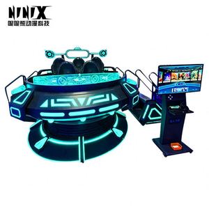 Simulador de Movimiento VR Circular de Seis Asientos, Máquina de Juegos de Cine Dinámico para Parques de Atracciones, Salas de Juegos y Entretenimiento en Interiores - Product Image 3
