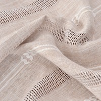 Nappe en lin polyester de haute qualité, élégante, avec broderie rayée en macramé, sur mesure, pour table à thé, chemin de table, mariage, chambre à coucher