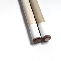 Harga Grosir 1/2-pc White Birch House/Club Training Pool Cue, Tongkat Biliar Murah untuk Pemula dengan Ujung Single-layer 12.5mm