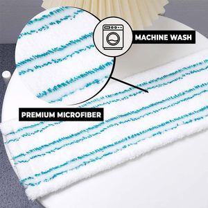 Recharges de têtes de balai serpillère en microfibre pour nettoyage humide/sec des sols - Product Image 3