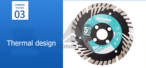 Outils de granit disque de coupe presse à chaud lame de scie diamant coupe Quartz - Product Image 6