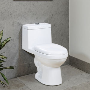 Ensemble de sanitaires en céramique bon marché en gros, <span class=keywords><strong>WC</strong></span>, lavabo sur pied, lavabo, évier, siphon en S, toilettes <span class=keywords><strong>pour</strong></span> hôtel - Product Image 2