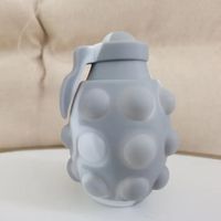 Nouveau design – Jouets sensoriels anti-stress pour enfants en silicone alimentaire gonflable en forme de grenade 3D, écologiques, à bulles à presser