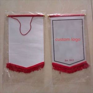 Bandera Personalizada con Logotipo de Equipo de Fútbol, Estandarte para Fanáticos del Club, Diseño Sublimado, Bandera de Poliéster con Asta de Aluminio - Product Image 2