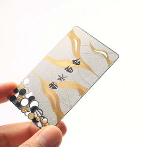 High Quality Custom Gold Anodized Engraved Printing <b>Metal</b> Stainless Steel Card <b>Mirror</b> Surface <b>Metal</b> Business Card With Logo - Product Image 5