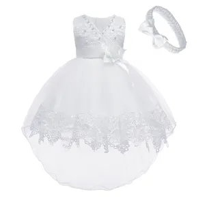 Princess Kids Baby Dress Wedding Sleeveless Evening Dresses Party Clothes For The Summer Girls Boutiques B-1639