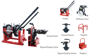 เครื่องเชื่อมท่อพลาสติกแบบใช้ความร้อนไฮดรอลิกแบบมือหมุน - Product Image 4