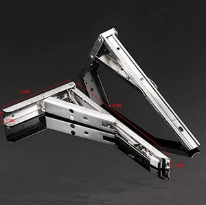 Tường Gắn Kết Hỗ Trợ <span class=keywords><strong>Undermount</strong></span> Bồn Rửa Mùa Xuân Thép Không Gỉ Gấp Khung - Product Image 3