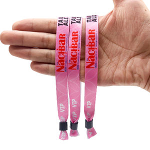 Bracelet en Tissu Personnalisé Fournisseur de Fête 2022 Bracelet d'Entrée en Satin pour Festival <span class=keywords><strong>Concert</strong></span> Événementiel - Product Image 6
